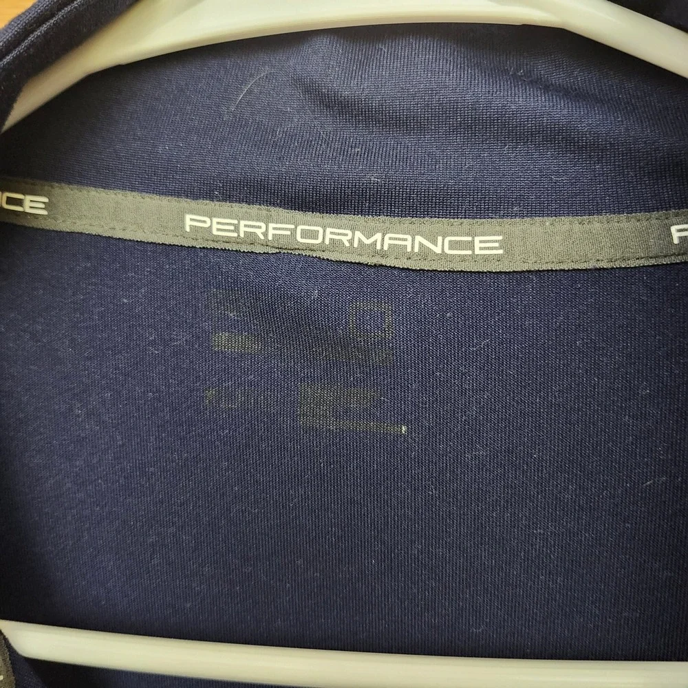 Polo Sport Ralph Lauren Mens XL Navy‎ Blue Performance Quarter Zip Pullover Golf